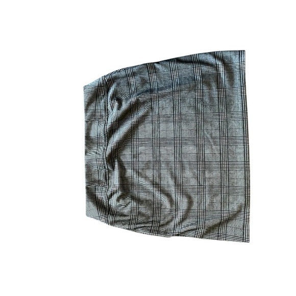 Apt. 9 Classic Grey Plaid Elastic Waist Gray I Size:XL - Picture 3 of 7